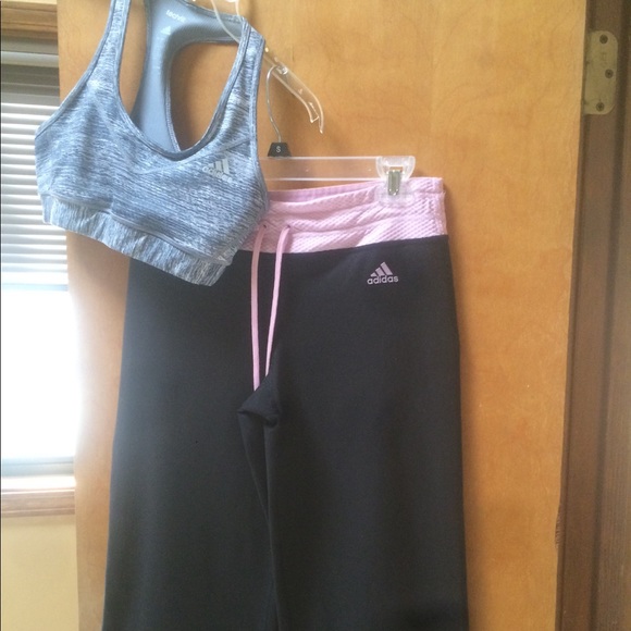 Adidas NWOT Sports Bra Capri Pant Bundle S/M♥️ - Picture 2 of 8